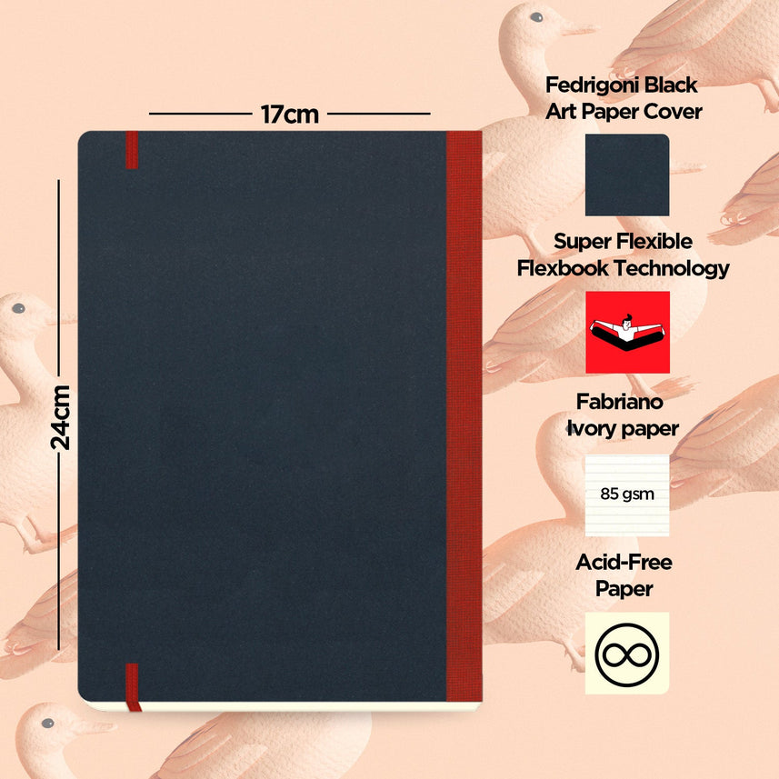 Flexbook | Ruled | Large B5 Size Notebook | Red | Flex Global