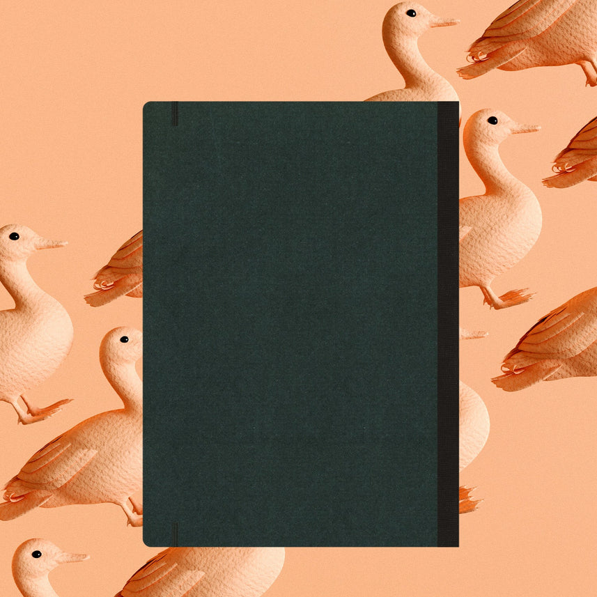 Flexbook | Blank | Large A4 Size Sketchbook | Black | Flex Global Sketchbook