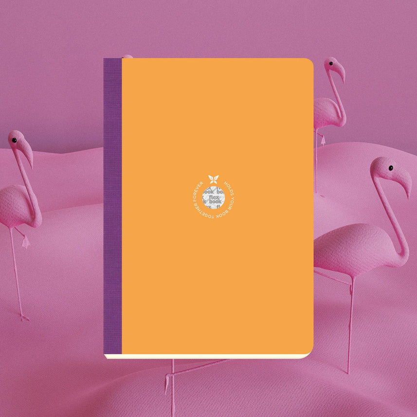 Flexbook | Ruled | Large B5 Size Notebook | Orange | Smartbook