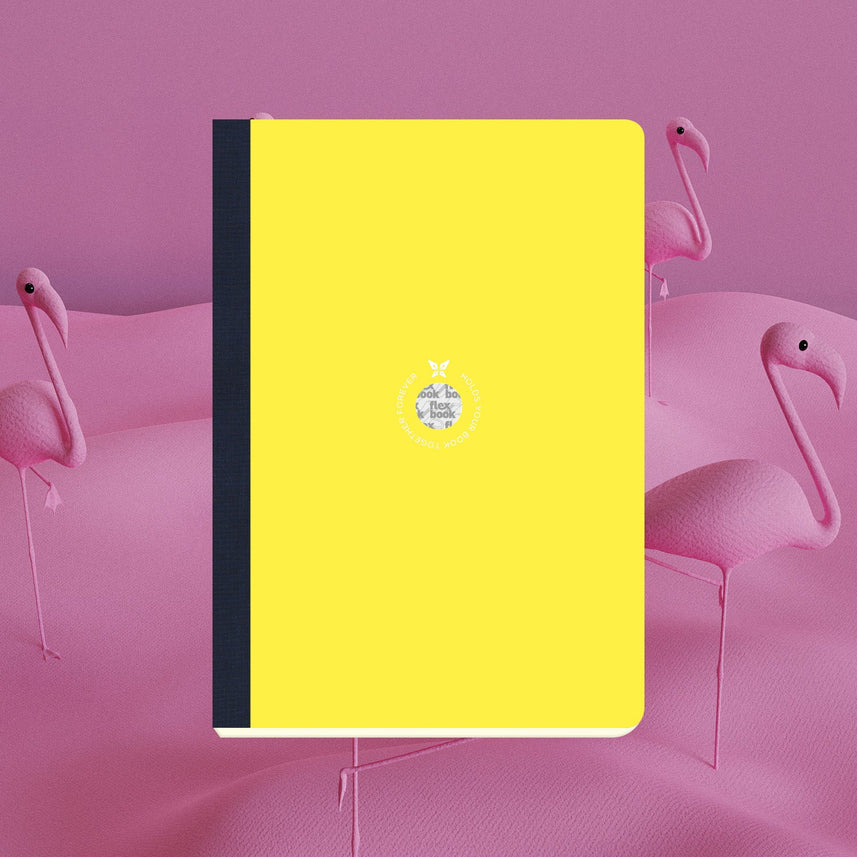 Flexbook | Ruled | Large B5 Size Notebook | Yellow | Smartbook