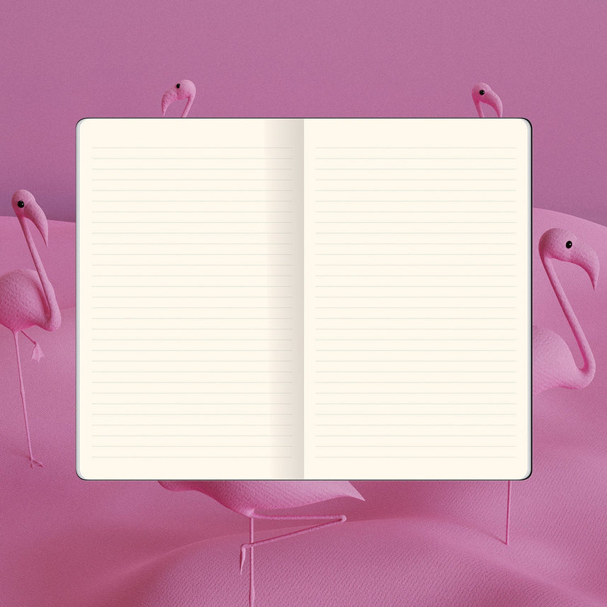 Flexbook | Ruled | Medium A5 Size Notebook | Pink | Smartbook