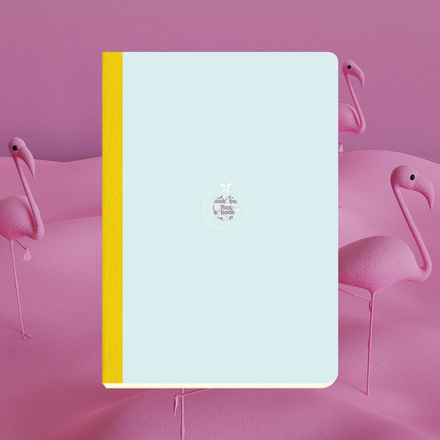 Flexbook | Ruled | Large A4 Size Notebook | Light Blue-Green | Smartbook