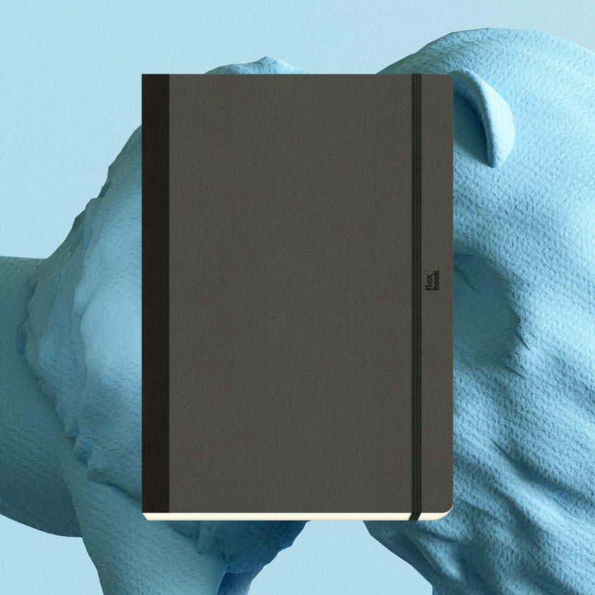 Flexbook | Ruled | Large B5 Size Notebook | Off Black | Adventure Series