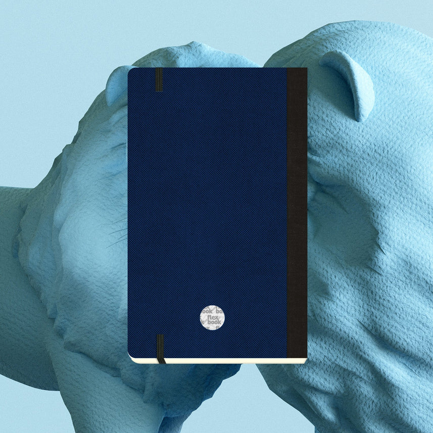 Flexbook | Ruled | Medium A5 Size Notebook | Royal Blue | Adventure Series