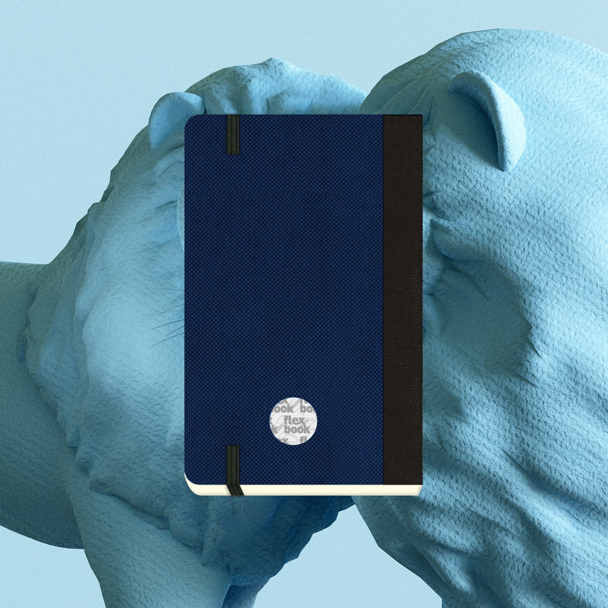 Flexbook | Ruled | Pocket A6 Size Notebook | Royal Blue | Adventure Series