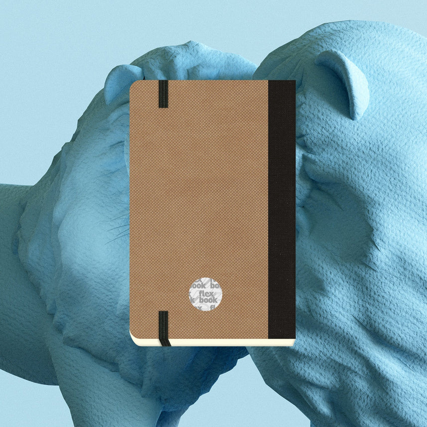Flexbook | Ruled | Pocket A6 Size Notebook | Camel | Adventure Series