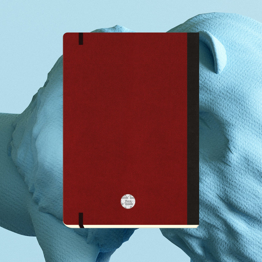 Flexbook | Ruled | Large B5 Size Notebook | Red | Adventure Series