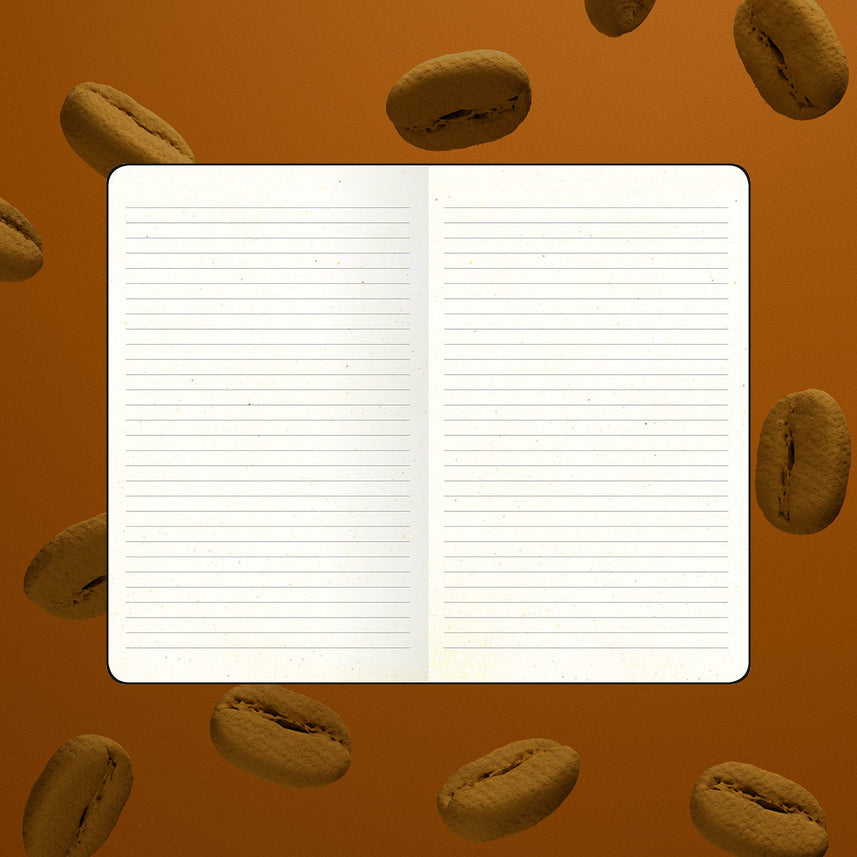 Flexbook | Ruled | Medium A5 Size Notebook | Coffee | Ecosmiles Eco Series