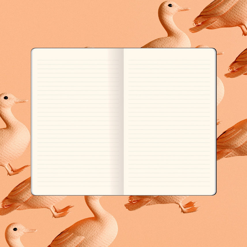 Flexbook | Ruled | Medium A5 Size Notebook | Orange | Flex Global