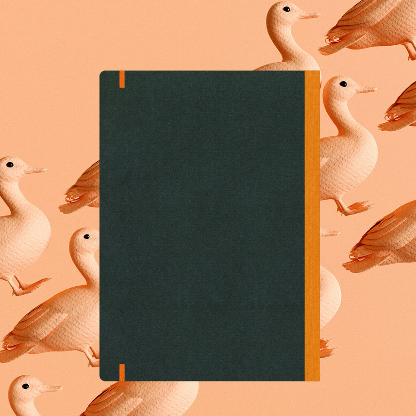 Flexbook | Blank | Large A4 Size Sketchbook | Orange | Flex Global Sketchbook