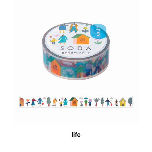 SODA Transparent Masking Tape