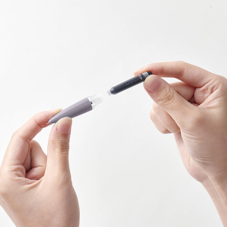 Kaco | Fountain Pens | 0.5mm | Black Ink | Retro | Paper Box Packaging