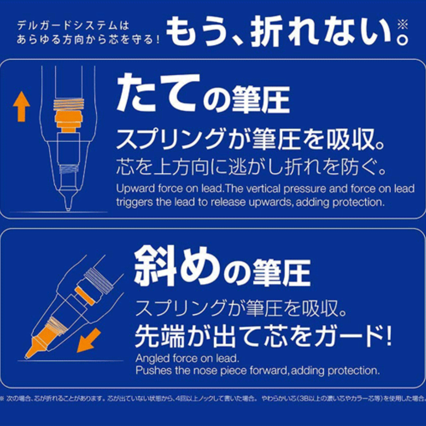 Zebra DelGuard Type-GR Relaxation Series Mechanical Pencil - 0.5 mm