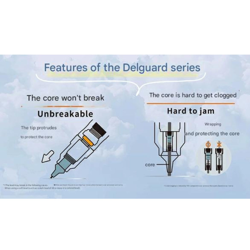 Zebra DelGuard Type-GR Relaxation Series Mechanical Pencil - 0.5 mm