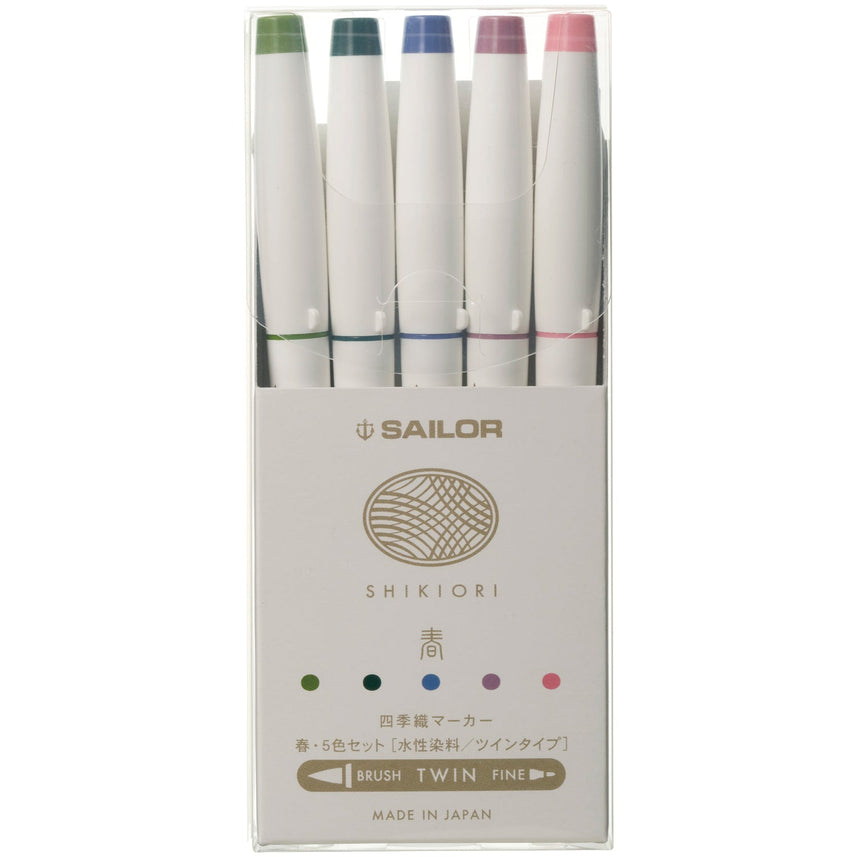 SHIKIORI - Four Seasons Weaving - Marker 5-color set