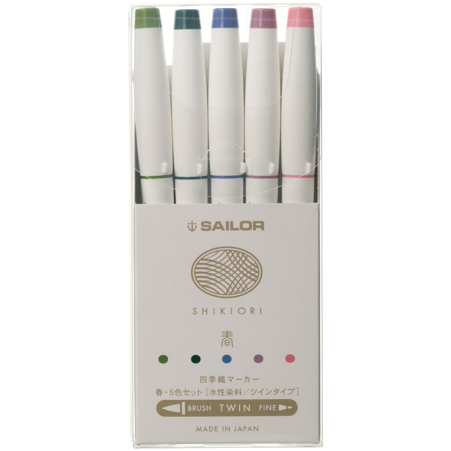 SHIKIORI - Four Seasons Weaving - Marker 5-color set