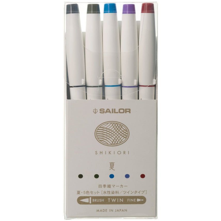 SHIKIORI - Four Seasons Weaving - Marker 5-color set
