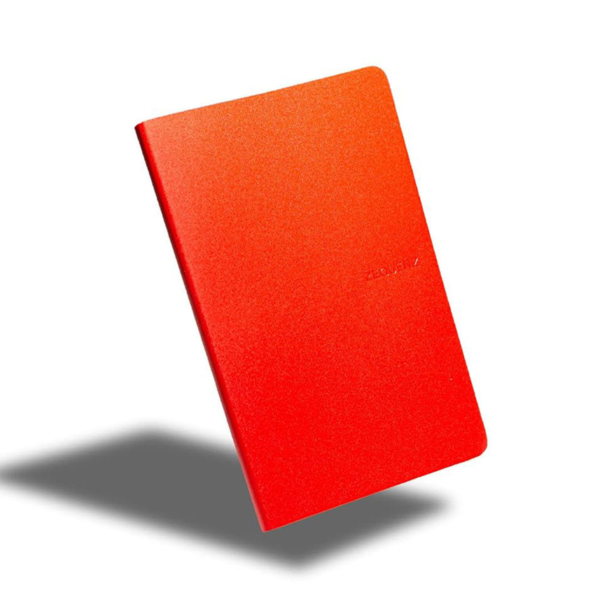 Zequenz Ruled Notebook Gift Set Flexible Handmade Fountain Pen Friendly Blue Grey Red Green -120 Pages Each