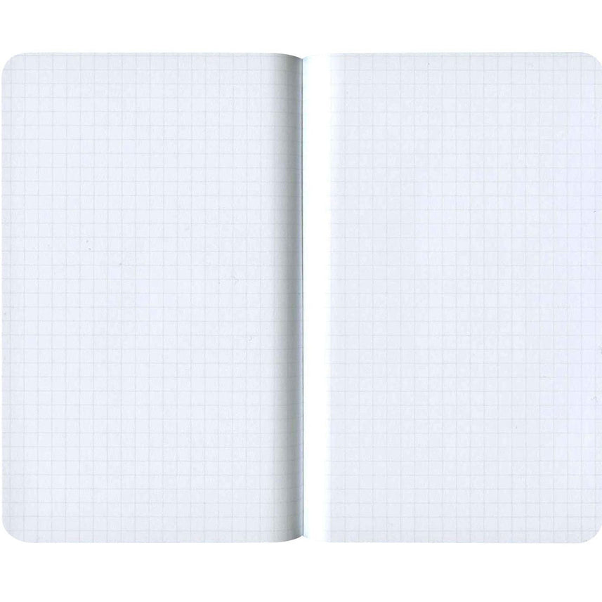 Zequenz A6 Notebook – Dark Grey | Squared | 128 Sheets, 70 GSM | Soft Cover Journal | Galaxy Series