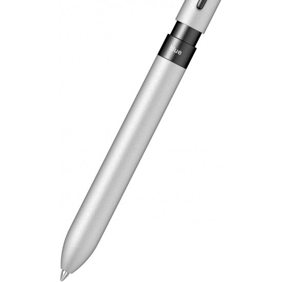 Scrikss | Trio Sport 83 | Multi Function Pen | Metallic Grey-BT