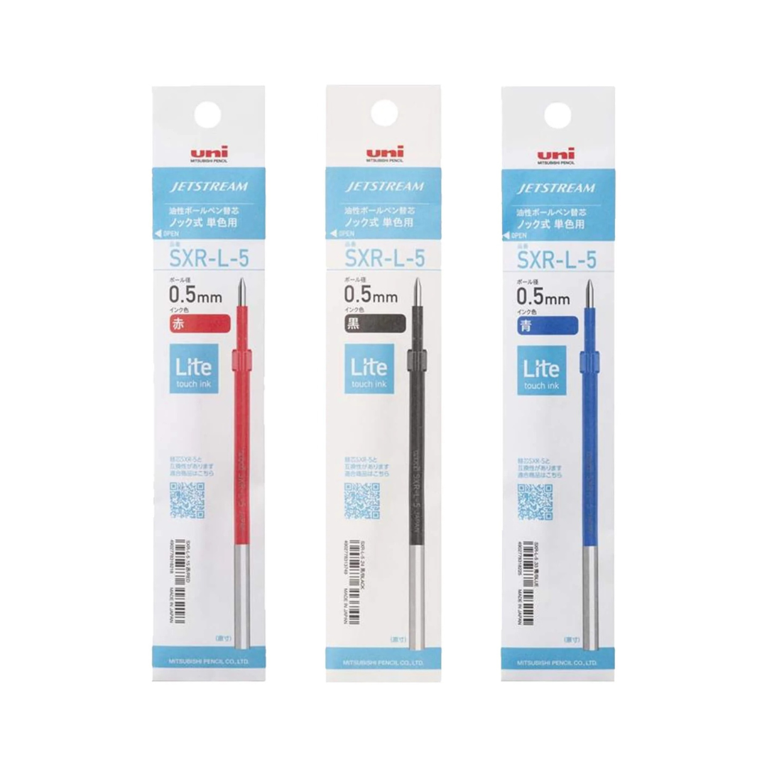 Uni Jetstream Lite Touch Ink Ballpoint Pen Refill SXR-L-5 - 0.5 mm