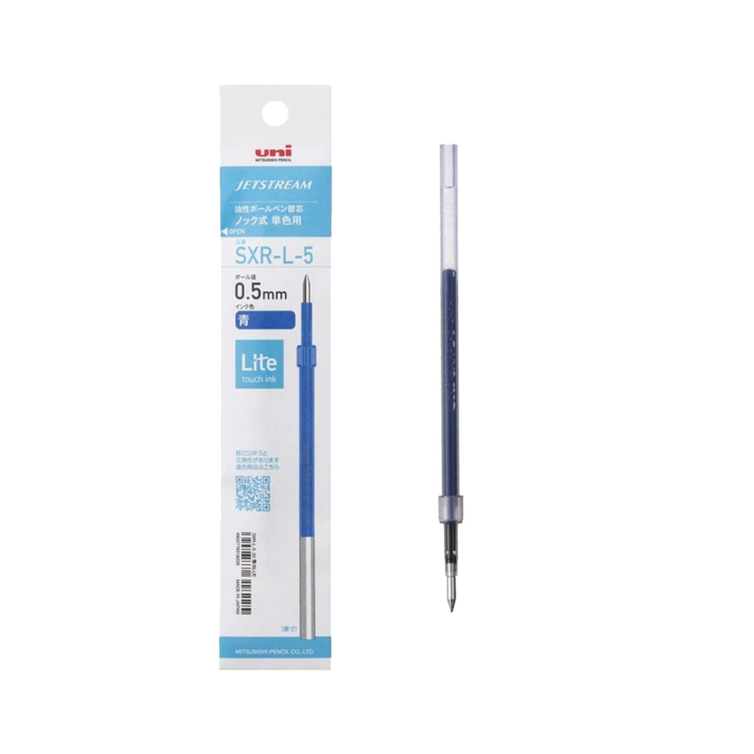Uni Jetstream Lite Touch Ink Ballpoint Pen Refill SXR-L-5 - 0.5 mm