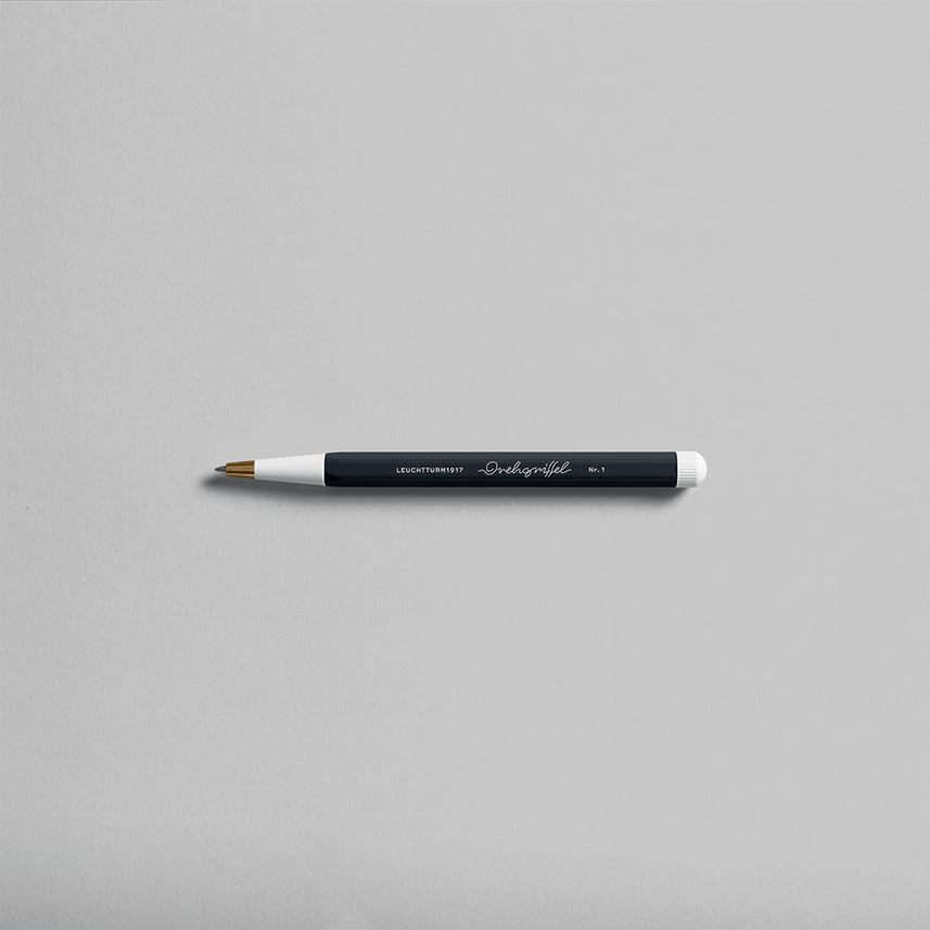 LEUCHTTURM1917 Gel Pen with Document Proof Black Ink | Drehgriffel No. 1 | Black | Twist Mechanism