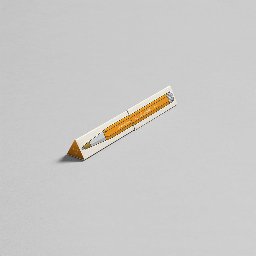 LEUCHTTURM1917 Gel Pen with Document Proof Black Ink | Drehgriffel No. 1 | Rising Sun Orange| Twist Mechanism