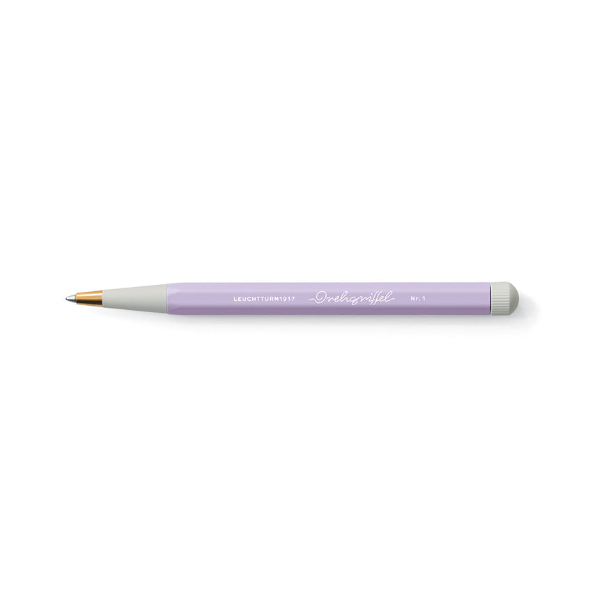 LEUCHTTURM1917 Ball Point Pen with Royal Blue Ink | Drehgriffel No. 1 | Lilac | Twist Mechanism