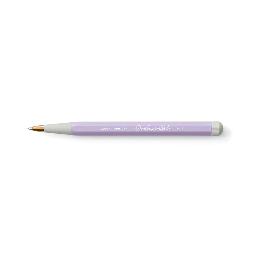 LEUCHTTURM1917 Gel Pen with Document Proof Black Ink | Drehgriffel No. 1 | Lilac| Twist Mechanism