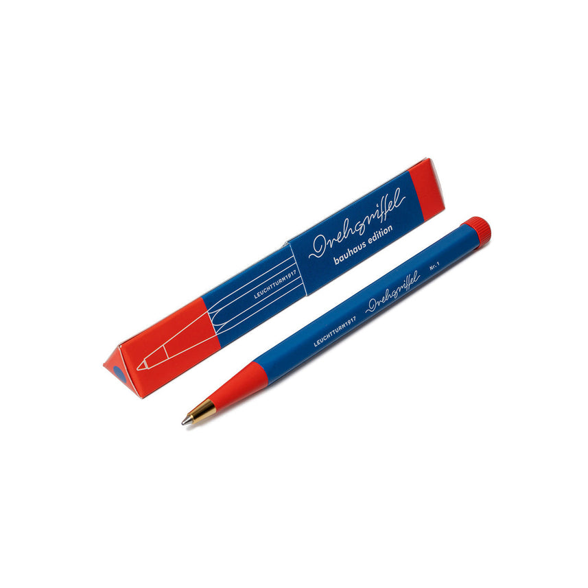 LEUCHTTURM1917 Drehgriffel No.1 Bauhaus Ballpoint Pen - Royal Blue/Red