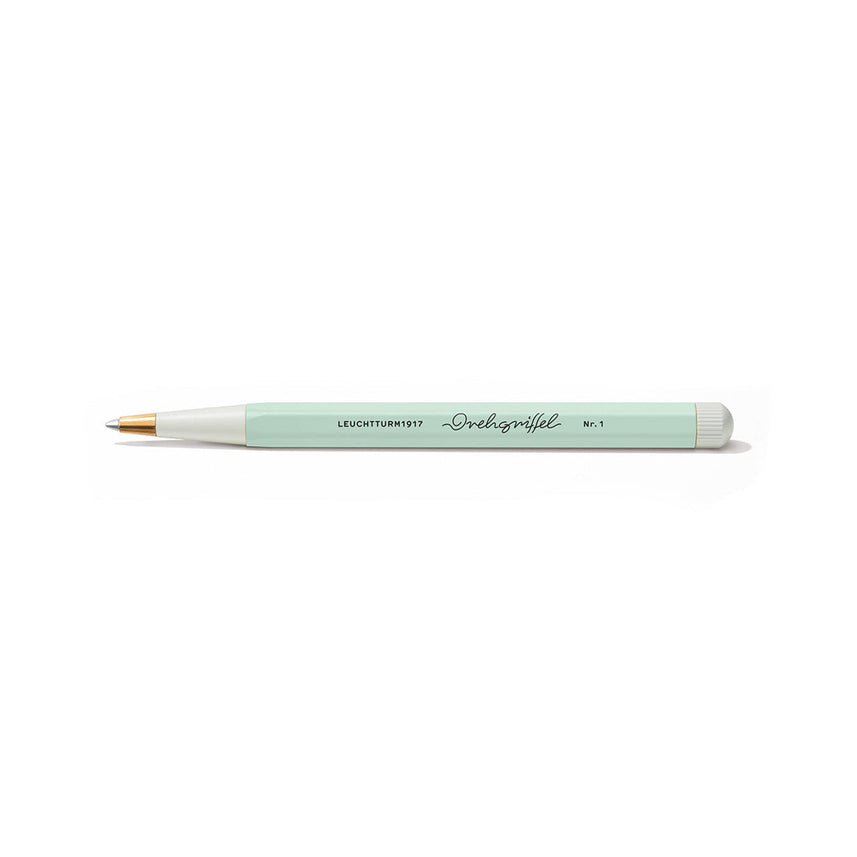 LEUCHTTURM1917 Gel Pen with Document Proof Black Ink | Drehgriffel No. 1 | Mint Green| Twist Mechanism