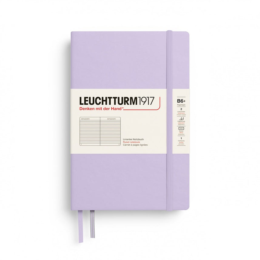 Leuchtturm1917 Ruled Notebook 219 Pages (B6+)  - Lilac