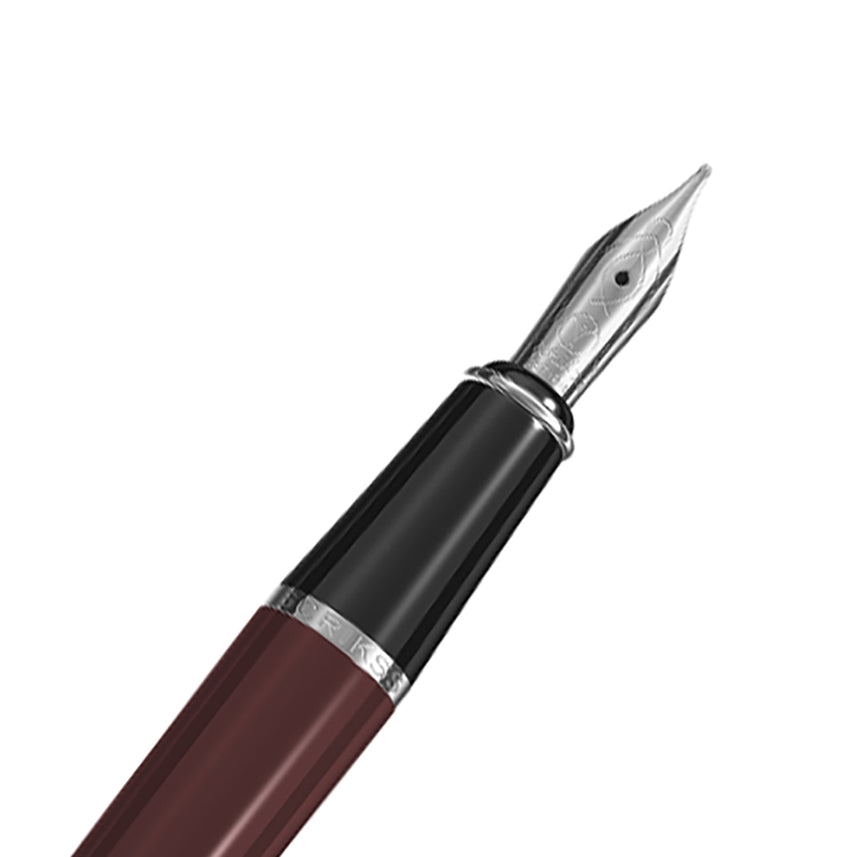 Scrikss Metropolis 78 Burgundy Chrome CT Fountain Pen