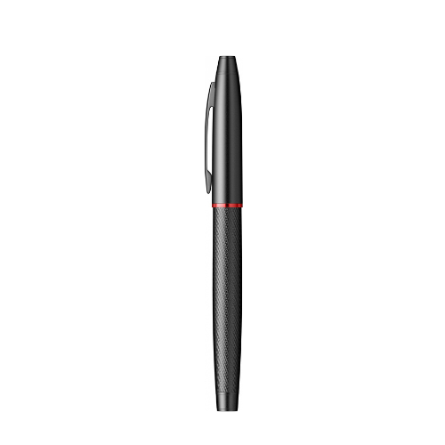 Scrikss Noble 35 Medium Nib Fountain Pen - Knurling Matte Black CT
