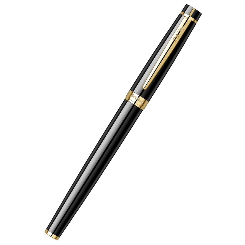 Scrikss Honour 38 Medium nib Fountain Pen - Glossy Black GT