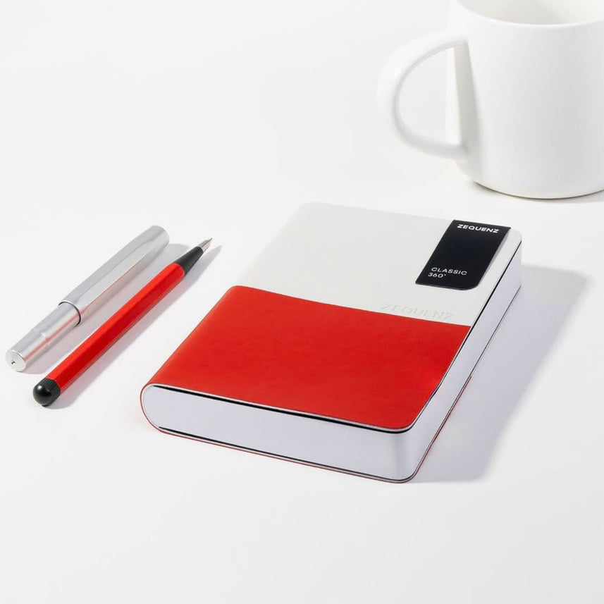 Zequenz A6 Ruled Notebook – Alpine Sunset | 200 Sheets, 70 GSM | Soft Cover, 360Â° Flexible Binding |Handmade| Ideal for Journaling & Note-Taking |Basic+ Series