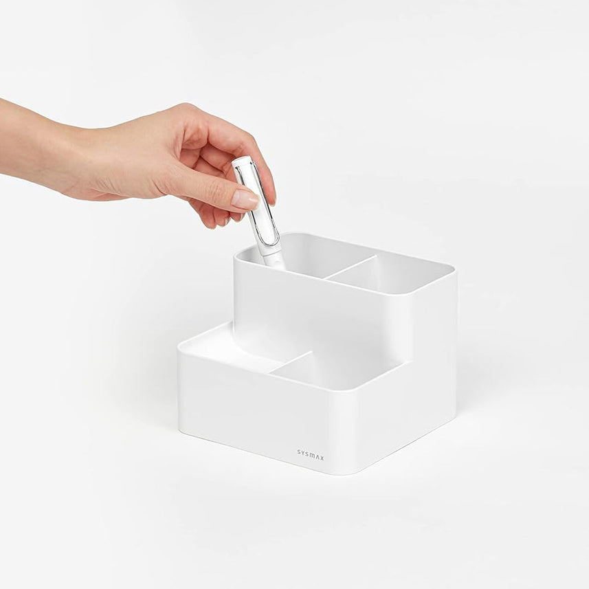 Litem | Lux Pencil Holder | White