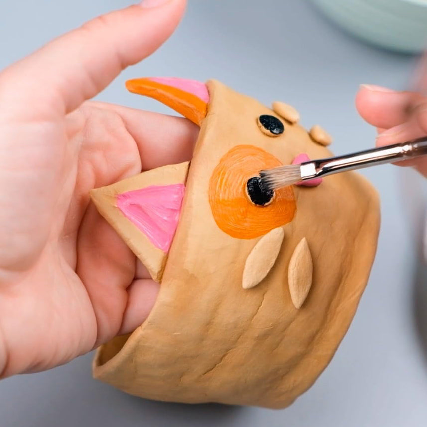 Jovi | European Air Dry | Modelling Sand | Ochre Non-Toxic Clay | Pack of 2 | 250g Each | Art & Craft