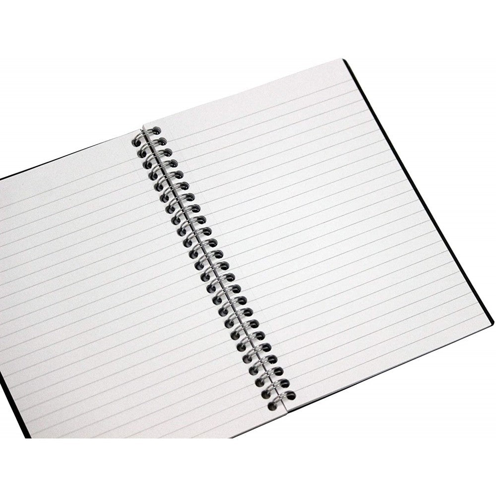 Pukka Pad | A5 | Ruled 80gsm | Spiral Bound Note Book | Single Line Diary | 160 Pages | 8mm