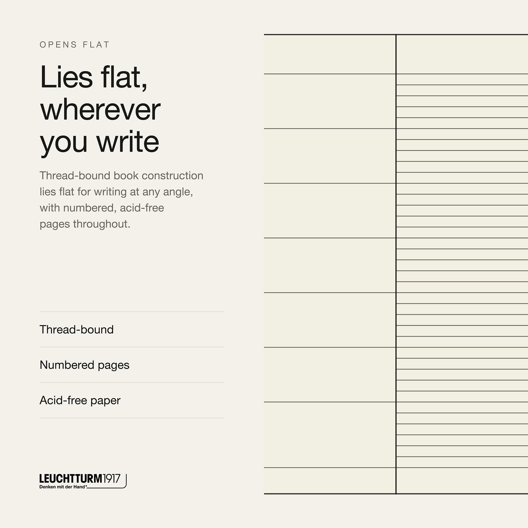 LEUCHTTURM1917 2027 Hardcover Weekly Planner & Notebook Medium (A5) - Indigo