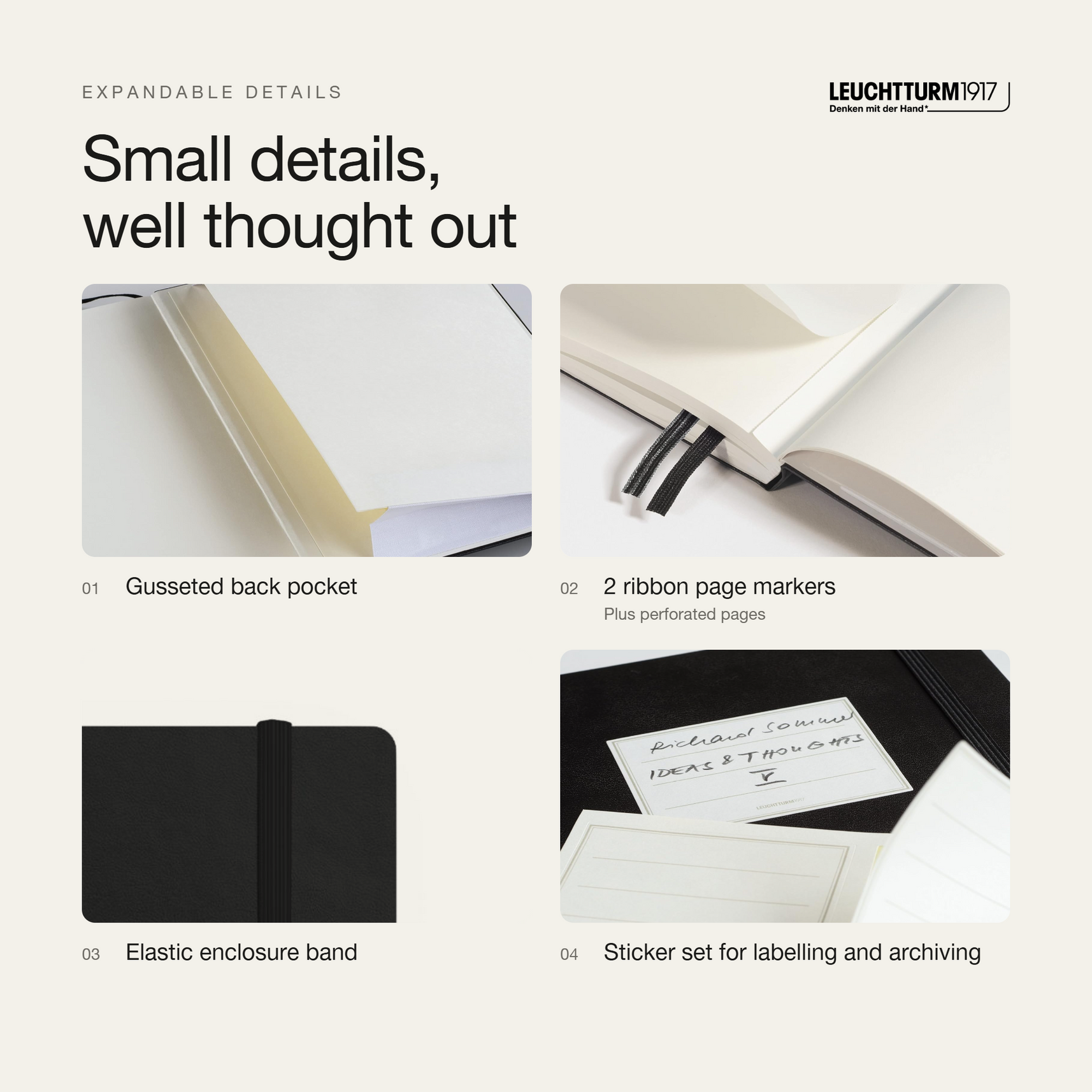 LEUCHTTURM1917 2027 Softcover Weekly Planner & Notebook B6+ - Black