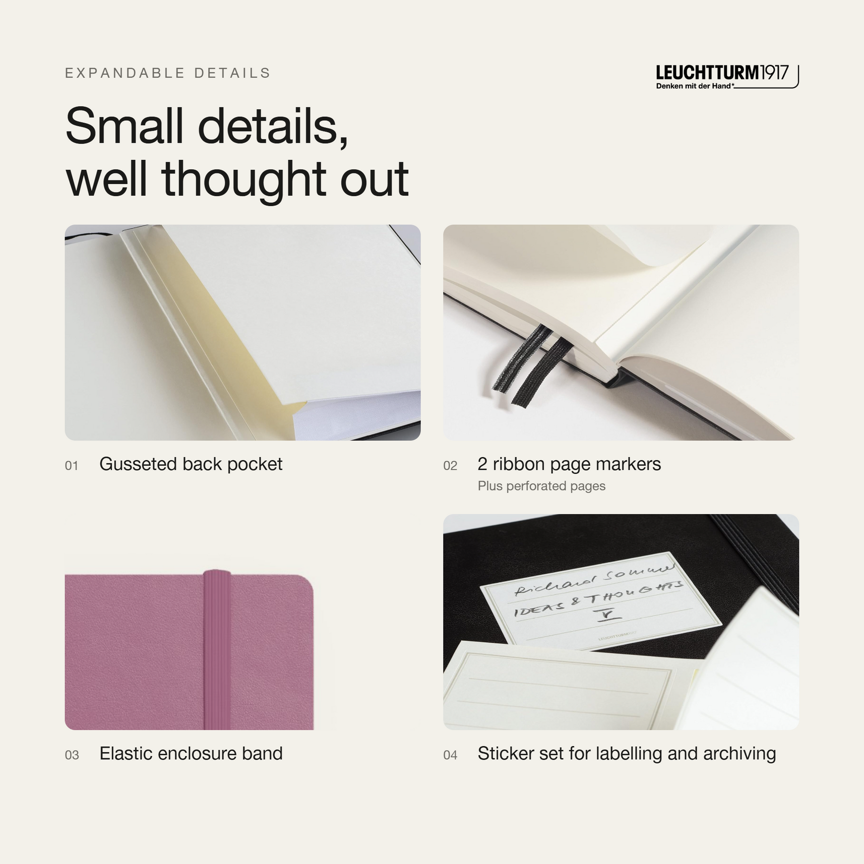 LEUCHTTURM1917 2027 Softcover Weekly Planner & Notebook B6+ - Dusty Rose