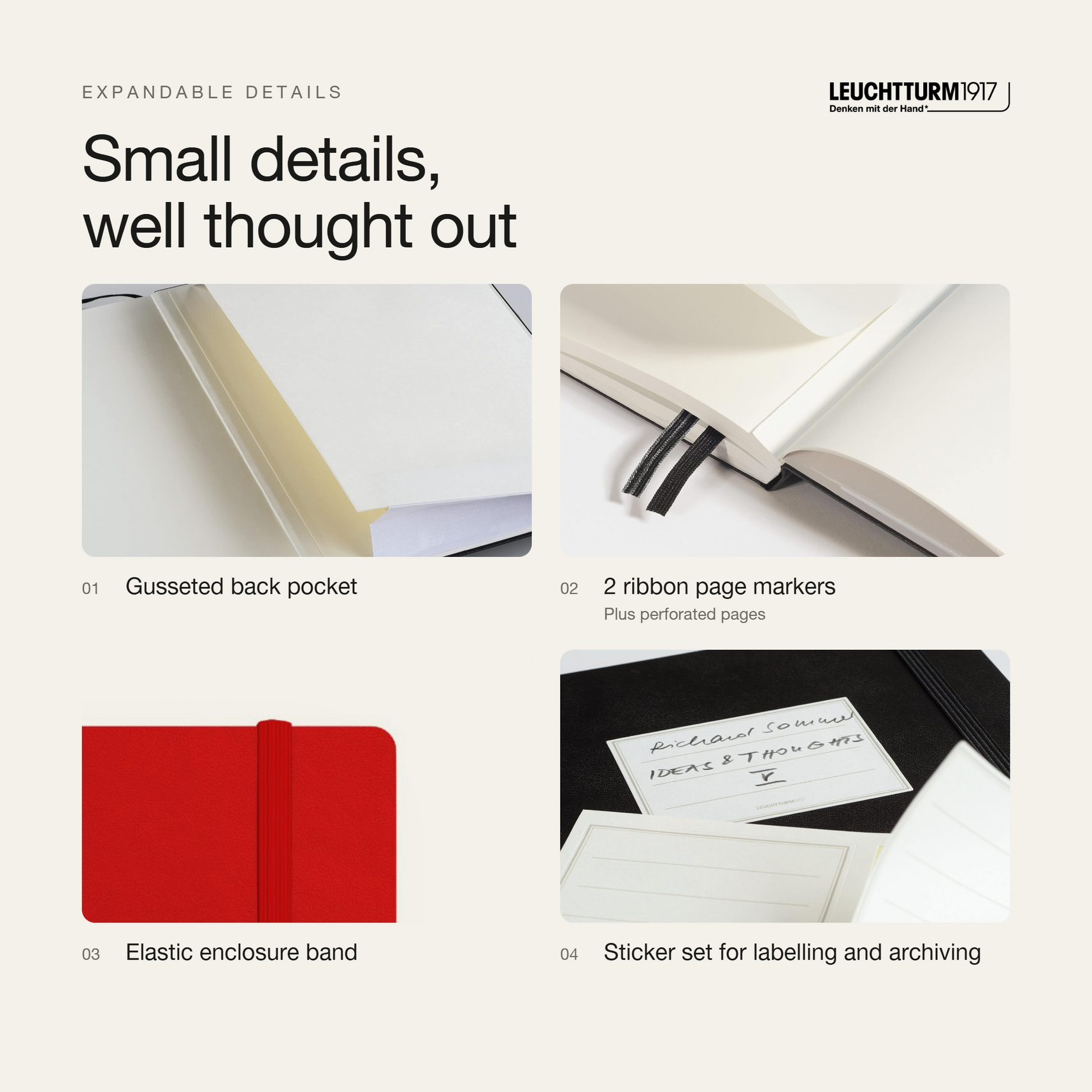 Leuchtturm1917 2027 Weekly Planner & Notebook Softcover (B6+) - Cherry