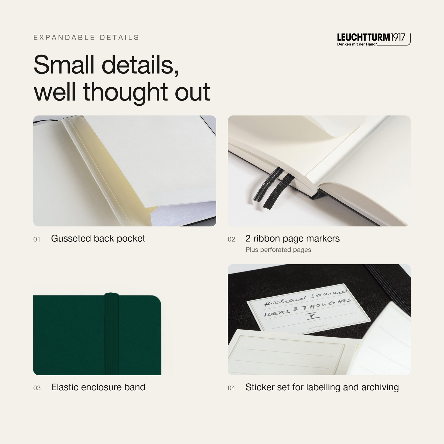 LEUCHTTURM1917 2027 Softcover Weekly Planner & Notebook B6+ - Forest Green