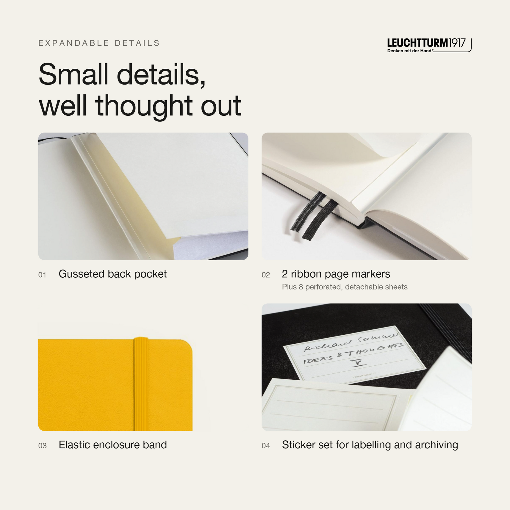 LEUCHTTURM1917 2027 Hardcover Daily Planner Medium (A5) - Sunflower