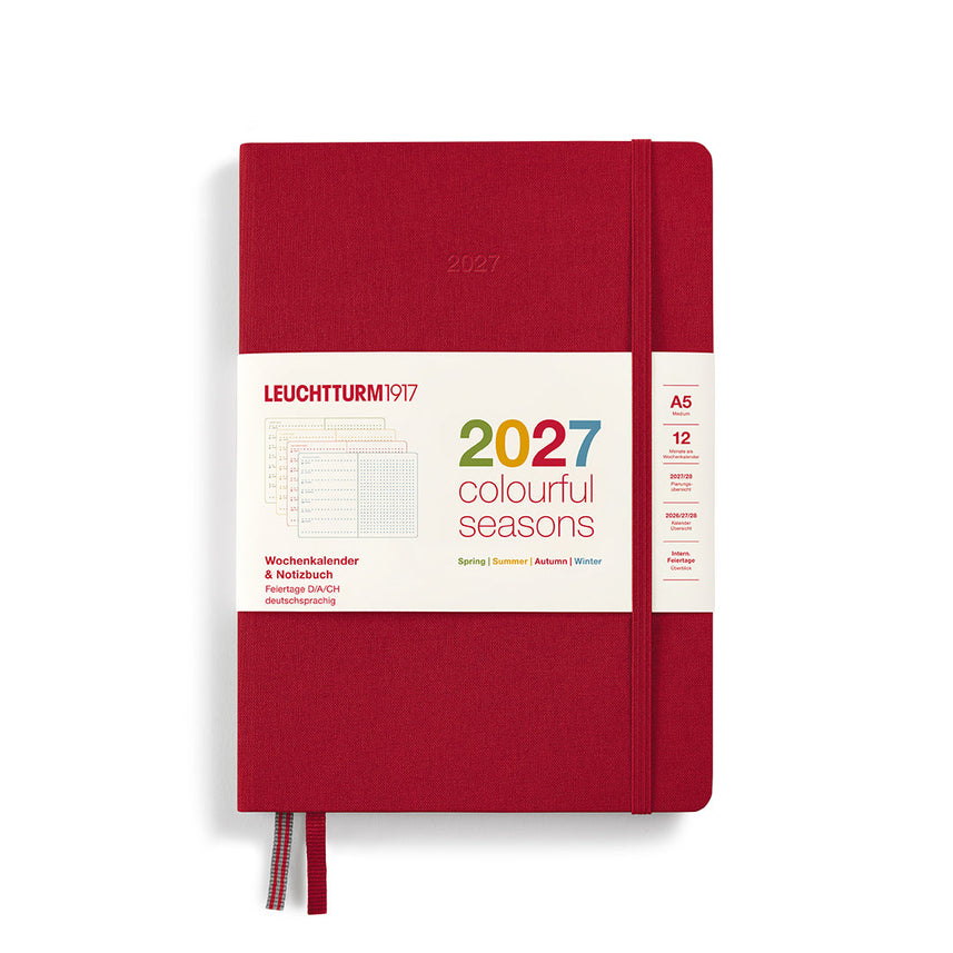 Leuchtturm1917 2027 Weekly Planner A5 Dotted - Autumn