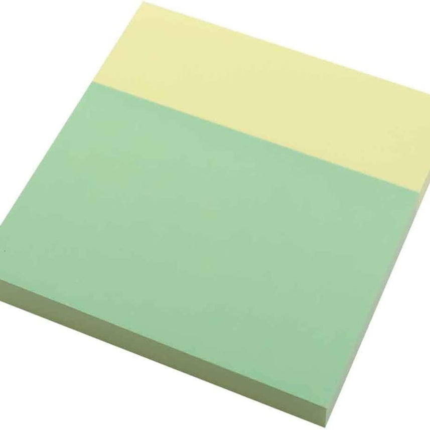 Sun-Star Stationery Tsutto Two-tone Color Sticky Notes [Y x G]