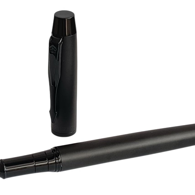 Hero Original 7006 Aerometric Fountain Pen – Matte Black, 0.3mm Extra Fine Nib, Arrow Mark Clip, Ink Converter Included – Ideal Gift for Office and Students