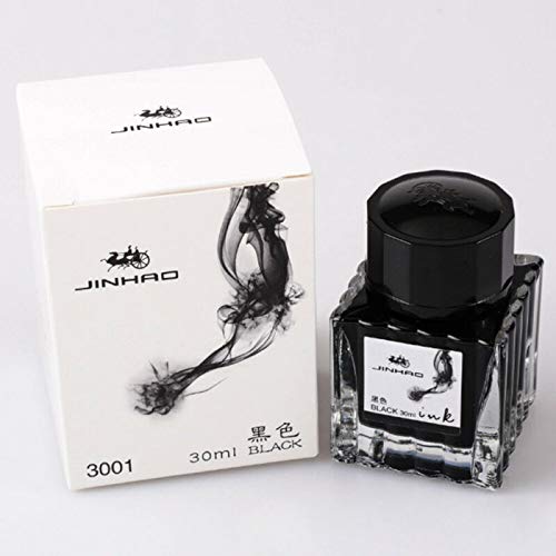 Jinhao 30ml Black Ink Bottle for Fountain Pens – Model 3001